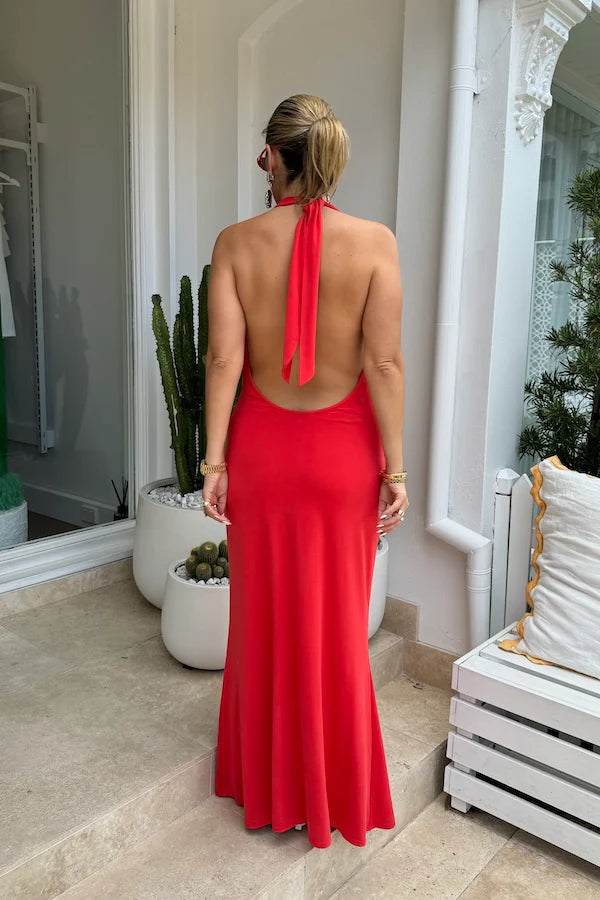 Saint Plunge Maxi Dress