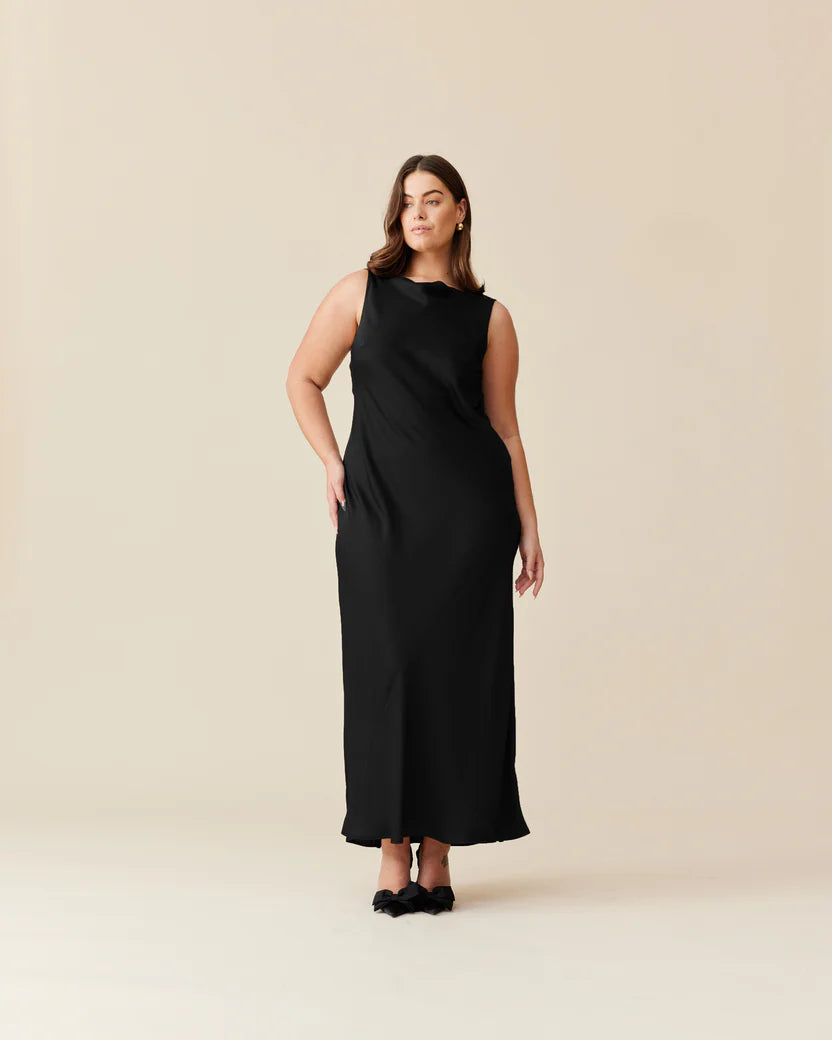 Firebird cowl gown