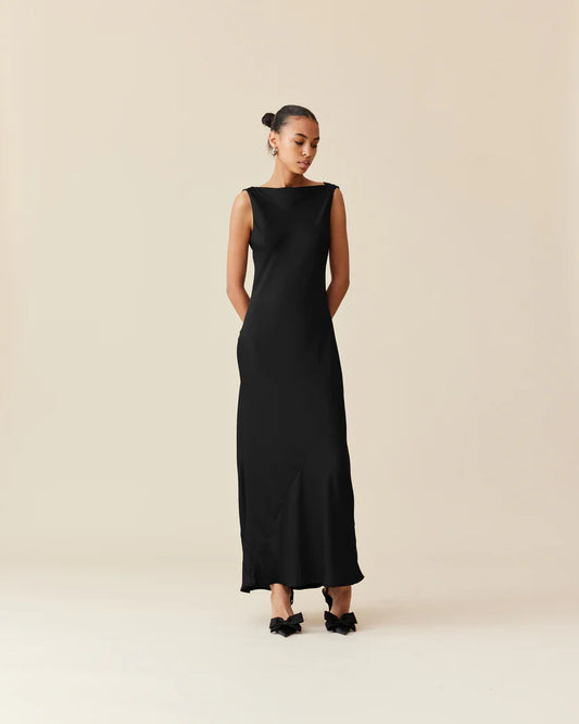Firebird cowl gown