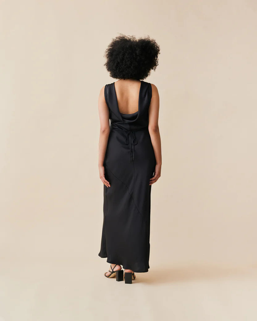 Firebird cowl gown