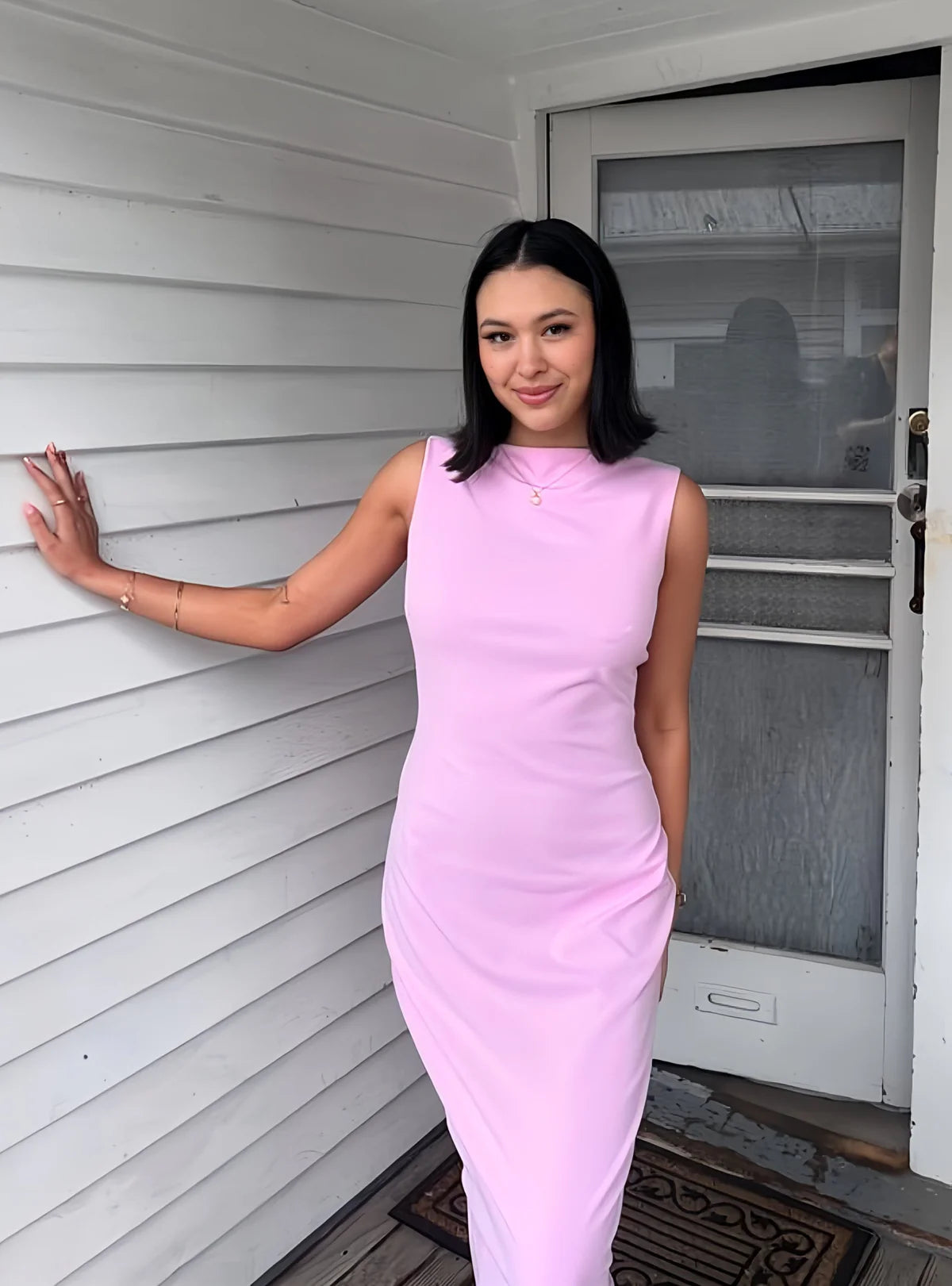 Effie Kats Verona Gown Taffy Pink