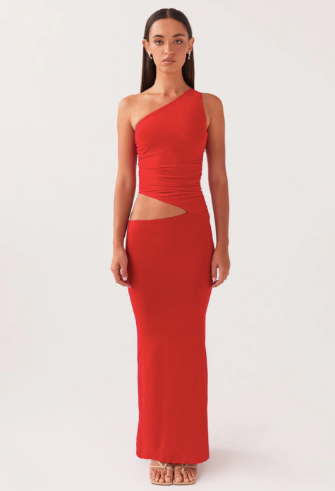 Seranella One Shoulder Maxi Dress