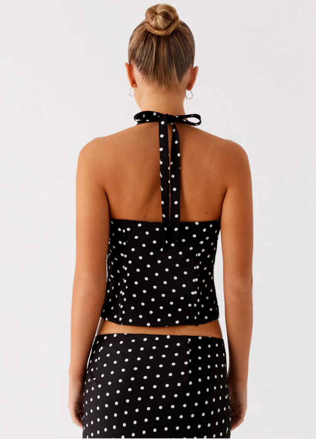 Breanne - Black Polka Dot Set