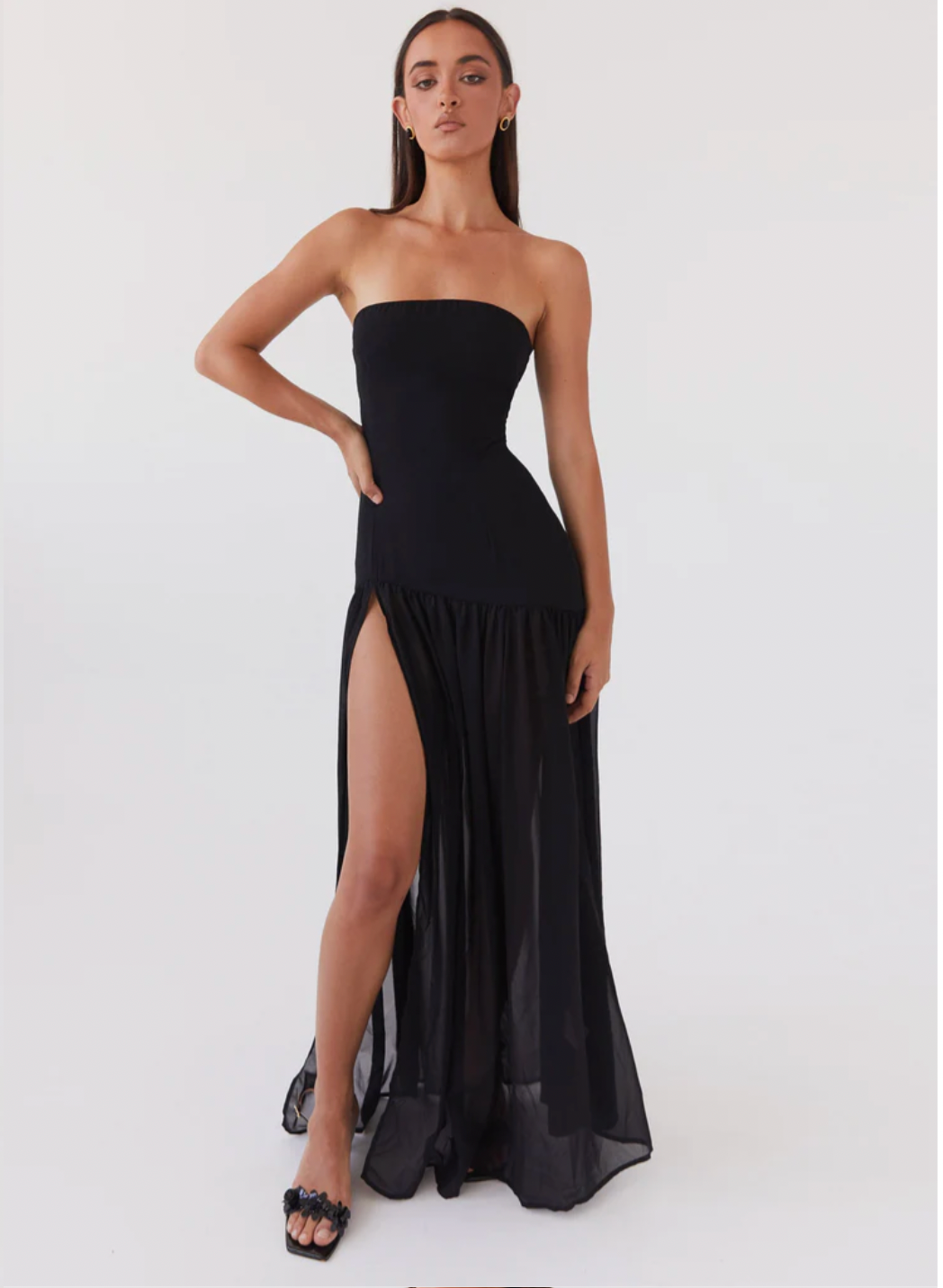 Eden Strapless Maxi Dress